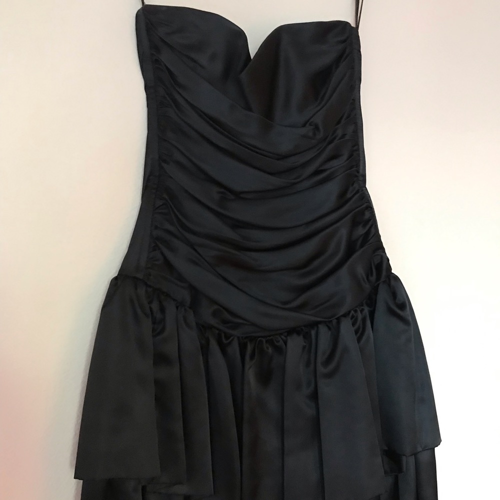 Mini black dress
